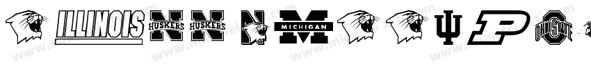NCAA Minnesota Golden Gopher字体转换